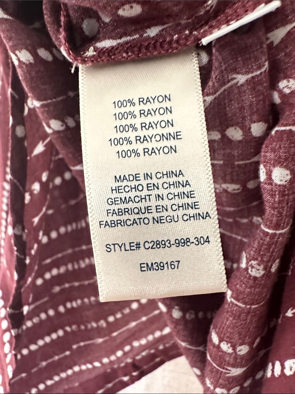 Like New Cloth and Stone Dress Shirt Size Large - Picture 4 of 5